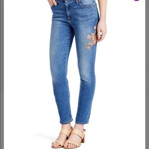 Jen7 by 7 For All Mankind embroidered jeans